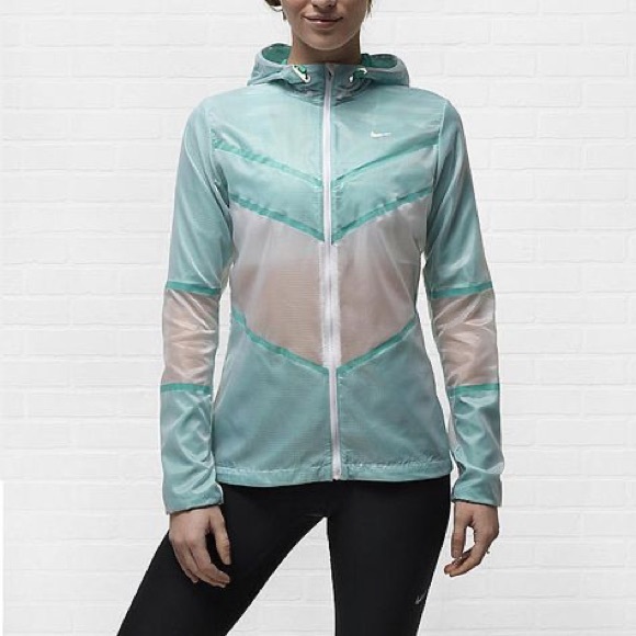 running jacket mint green